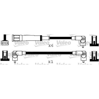 Kit de câbles d'allumage VALEO OEM 12121710591