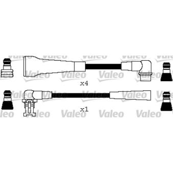 Kit de câbles d'allumage VALEO OEM 7700731063