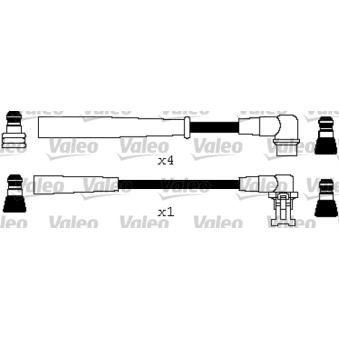 Kit de câbles d'allumage VALEO OEM 7700742835 Kit de câbles d'allumage VALEO OEM 7700742835