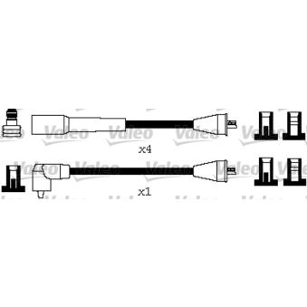 Kit de câbles d'allumage VALEO [346609]