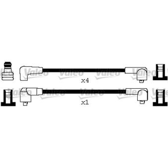 Kit de câbles d'allumage VALEO [346627]