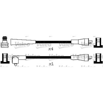 Kit de câbles d'allumage VALEO 346630