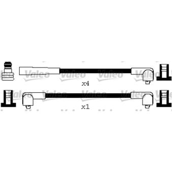 Kit de câbles d'allumage VALEO [346633]