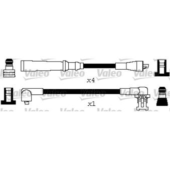 Kit de câbles d'allumage VALEO [346640]