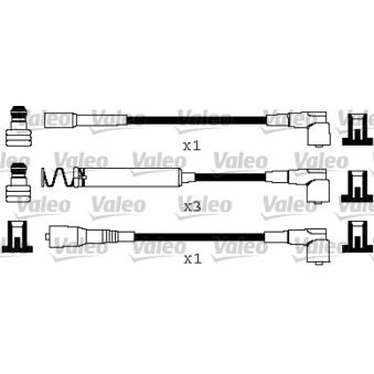 Kit de câbles d'allumage VALEO [346669]
