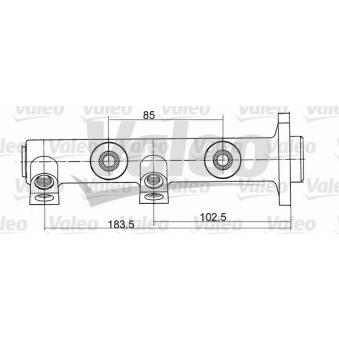Maître-cylindre de frein VALEO 350471