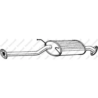 Silencieux central BOSAL 165-091