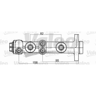 Maître-cylindre de frein VALEO OEM 792722