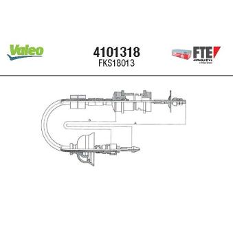 Tirette à câble, commande d'embrayage VALEO OEM 215079