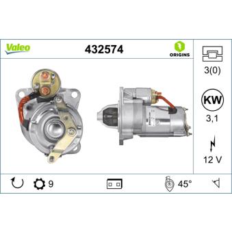 Démarreur VALEO OEM NAD500210