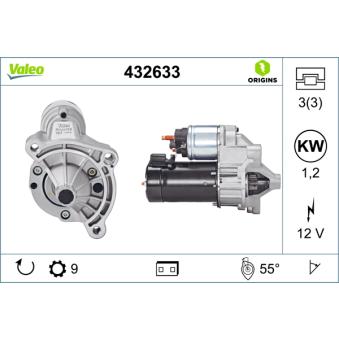 Démarreur VALEO OEM 5802M6 Démarreur VALEO OEM 5802M6