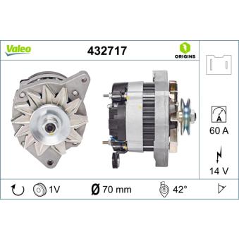 Alternateur VALEO OEM 8982775029
