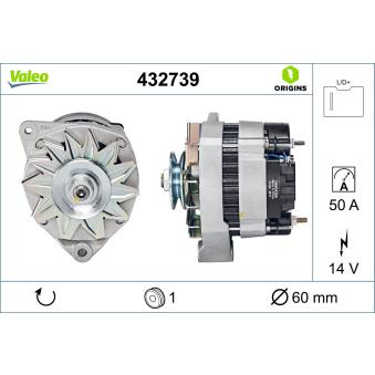 Alternateur VALEO OEM 95619192 Alternateur VALEO OEM 95619192