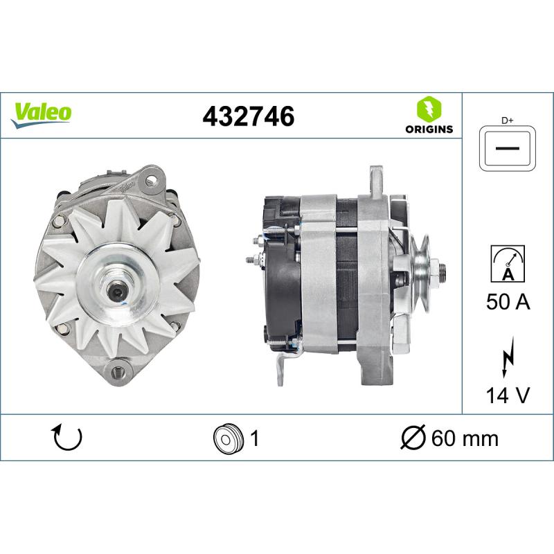 Alternateur VALEO 432746 - Visuel 1