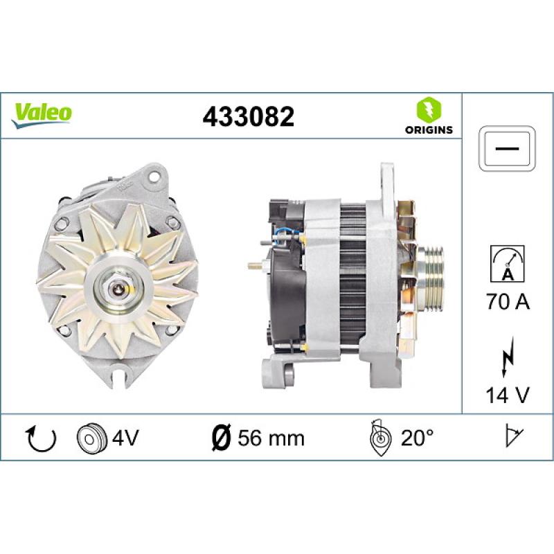 Alternateur VALEO 433082 - Visuel 1
