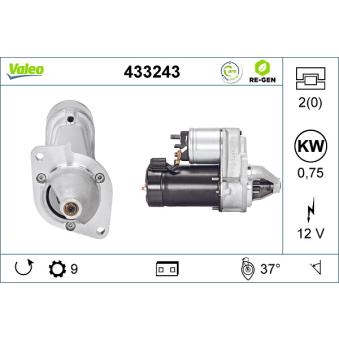 Démarreur VALEO OEM 7701499199