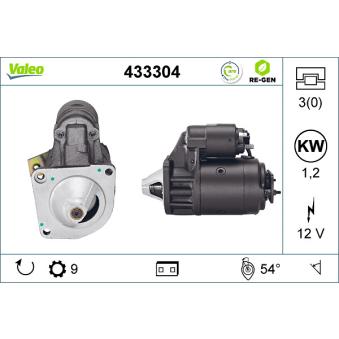 Démarreur VALEO OEM 580253