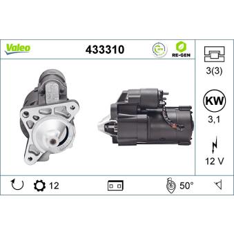 Démarreur VALEO 433310