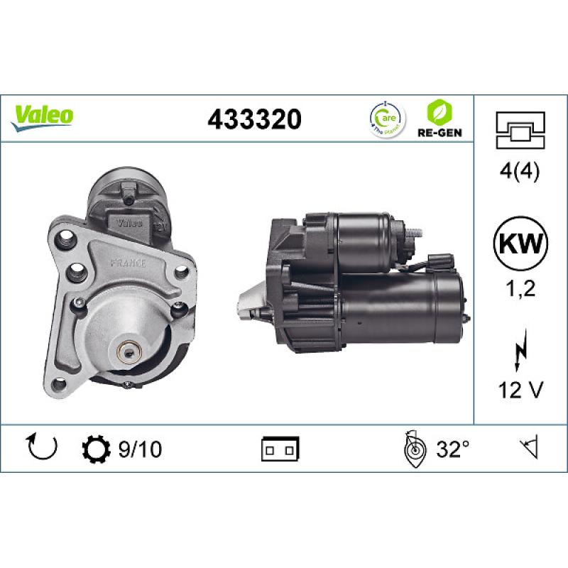 Démarreur VALEO 433320 - Visuel 1