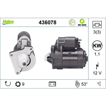 Démarreur VALEO OEM 7700866785