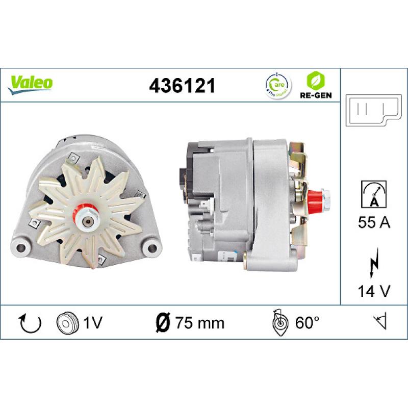 Alternateur VALEO 436121 - Visuel 1