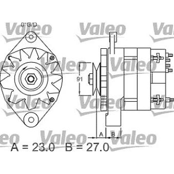 Alternateur VALEO 436274