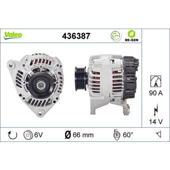 Alternateur VALEO OEM 078903016AX
