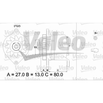 Alternateur VALEO OEM 2310001B05