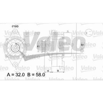 Alternateur VALEO OEM 31100PM8A010