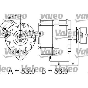 Alternateur VALEO OEM 025903023A Alternateur VALEO OEM 025903023A