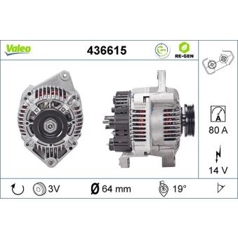 Alternateur VALEO OEM 7700871033