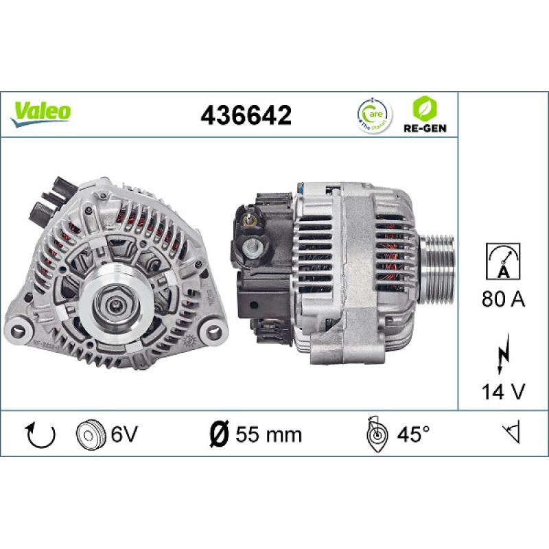 Alternateur VALEO 436642 - Visuel 1