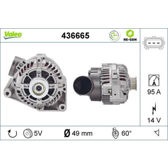 Alternateur VALEO OEM 12312246573