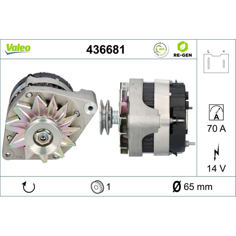 Alternateur VALEO 436681 - Visuel 1