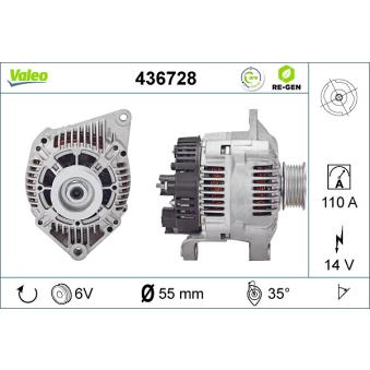 Alternateur VALEO OEM 7700424582