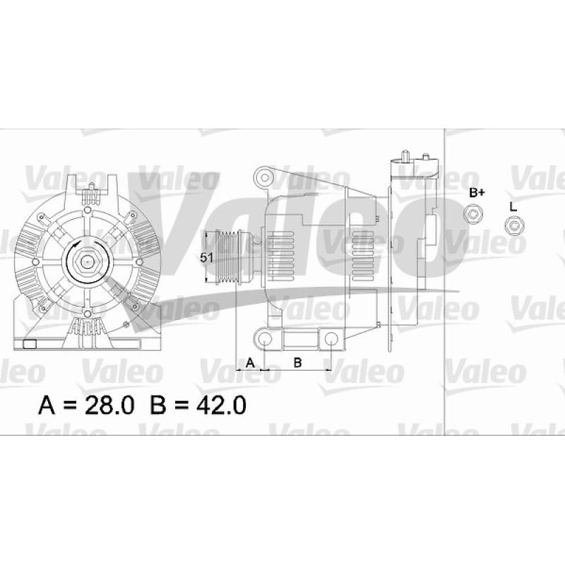 Alternateur VALEO 436732 - Visuel 2