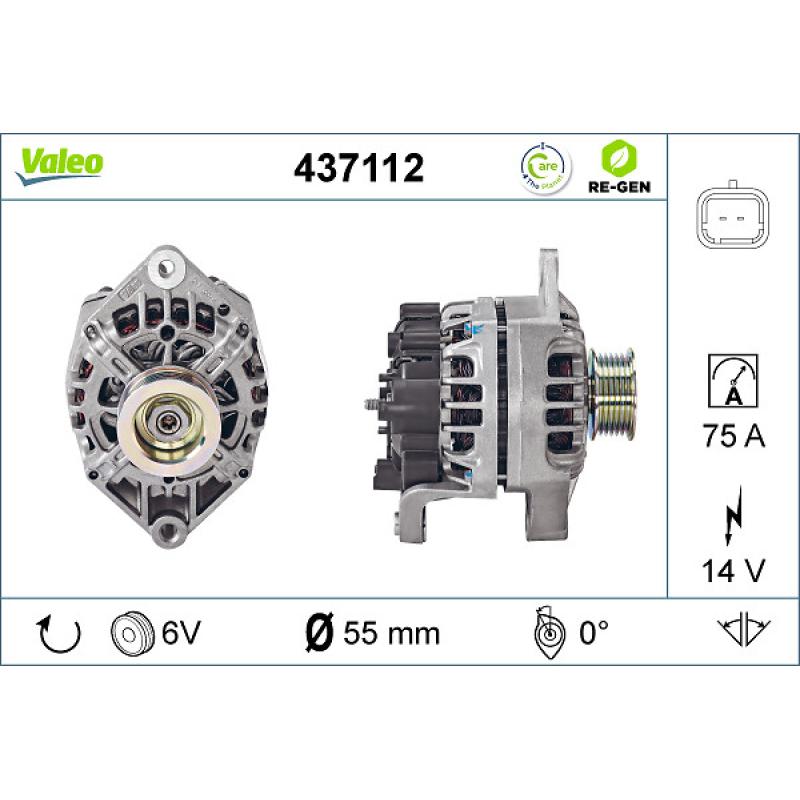 Alternateur VALEO 437112 - Visuel 1