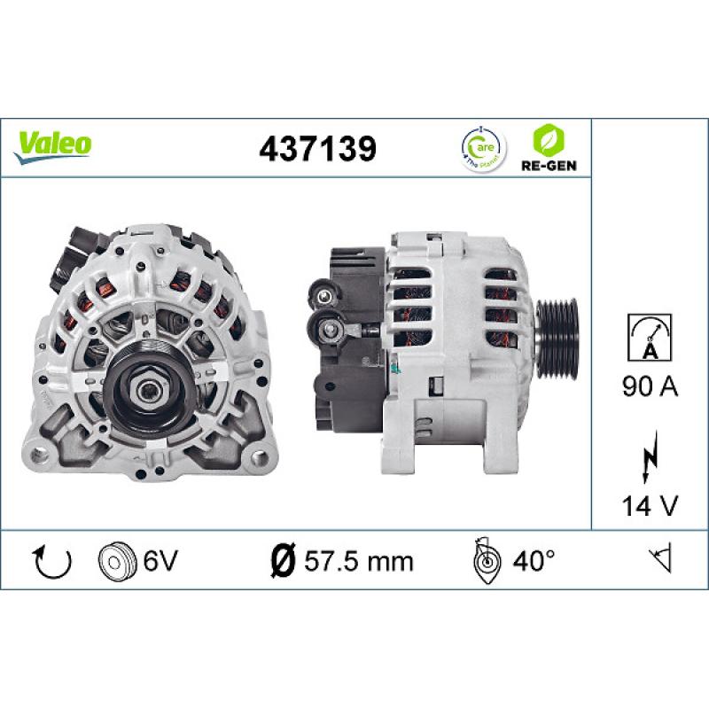 Alternateur VALEO 437139 - Visuel 1