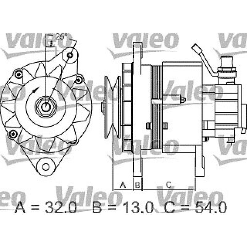 Alternateur VALEO 437143 - Visuel 1