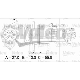 Alternateur VALEO OEM MD141119