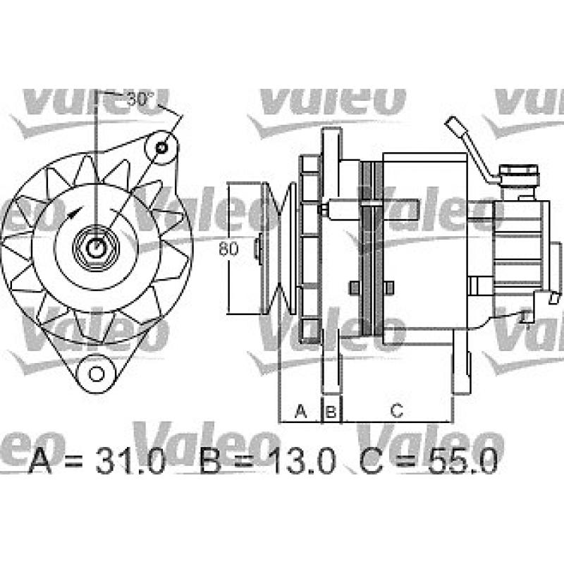 Alternateur VALEO 437148 - Visuel 1