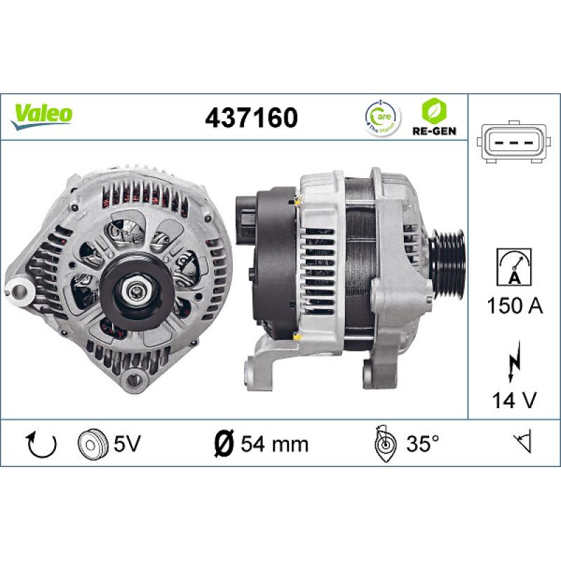 Alternateur VALEO 437160 - Visuel 1