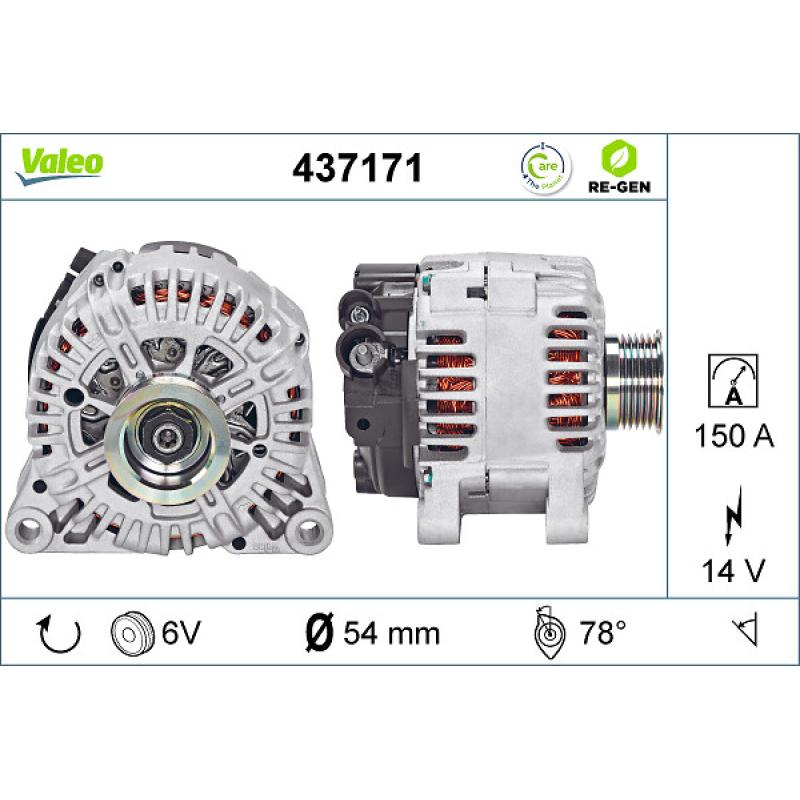 Alternateur VALEO 437171 - Visuel 1