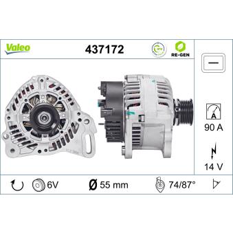Alternateur VALEO OEM 028903029M