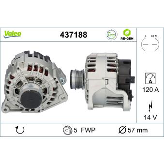 Alternateur VALEO OEM 06B903018E