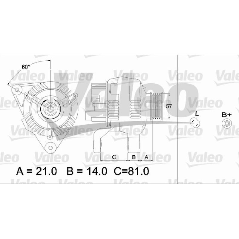 Alternateur VALEO 437188 - Visuel 2