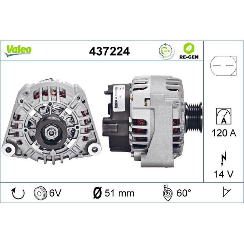 Alternateur VALEO 437224 - Visuel 1