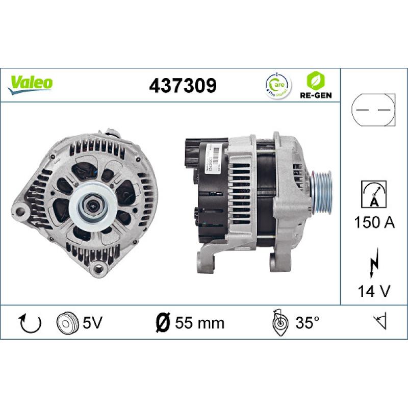 Alternateur VALEO 437309 - Visuel 1
