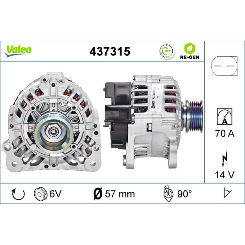 Alternateur VALEO 437315 - Visuel 1