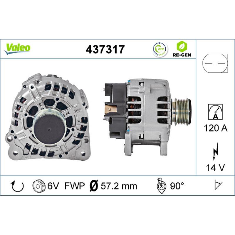 Alternateur VALEO 437317 - Visuel 1